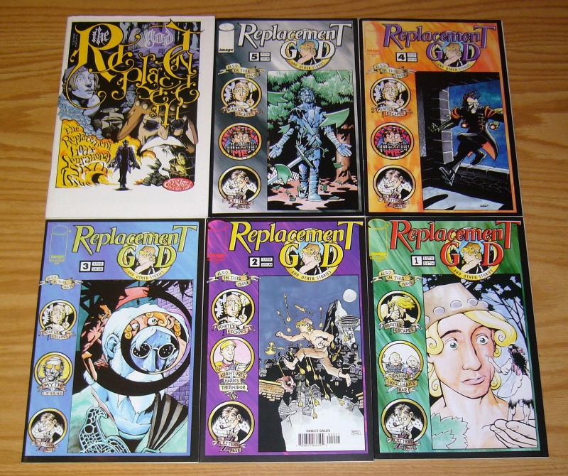 Replacement God and Other Stories #1-5 VF/NM complete series + #6 zander cannon