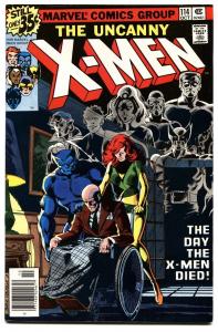 X-MEN #114 1978-MARVEL COMICS-ghost cover nm-