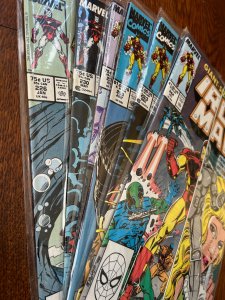 Iron Man lot of 6 issues from late 80's (1988)
