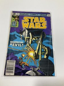 STAR WARS 51 VG+ VERY GOOD+ 4.5 NEWSSTAND MARVEL COMICS
