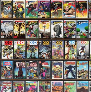 Huge Lot 160+ Comics with Supergirl, X-O Manowar, Alpha Flight & More!