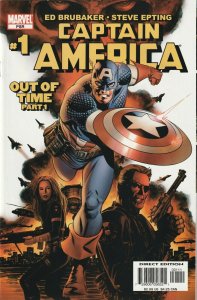 Captain America # 1 Cover A NM Marvel Out Of Time 2006 Cameo Winter Soldier [F7]