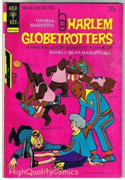 HARLEM GLOBETROTTERS #9, FN+, BasketBall, Gold Key,1972, more GK in store