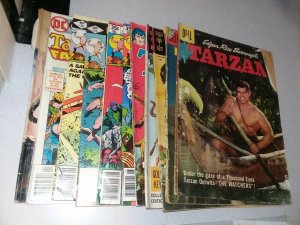 Tarzan Of The Jungle 12 Issue Silver Bronze Age Comics Lot Run Set Collection