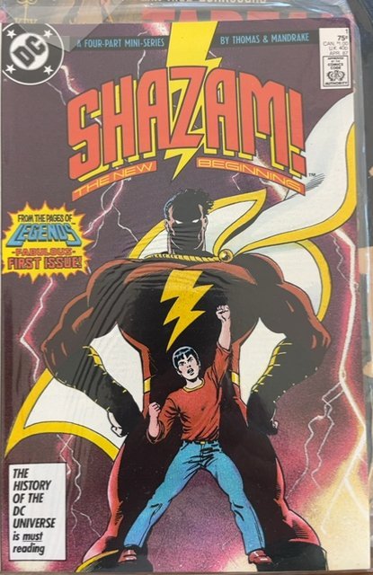 Shazam! The New Beginning #1 Direct Edition (1987) Captain Marvel / Shazam! 