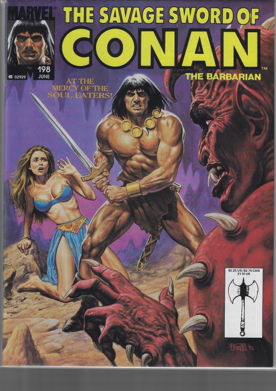 Savage Sword of Conan #198 (Marvel, 1992)