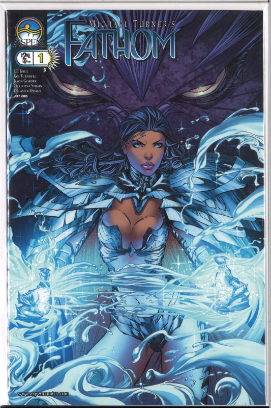Michael Turner's Fathom #1 Turnbull Cover B (2005) 9.2 NM-