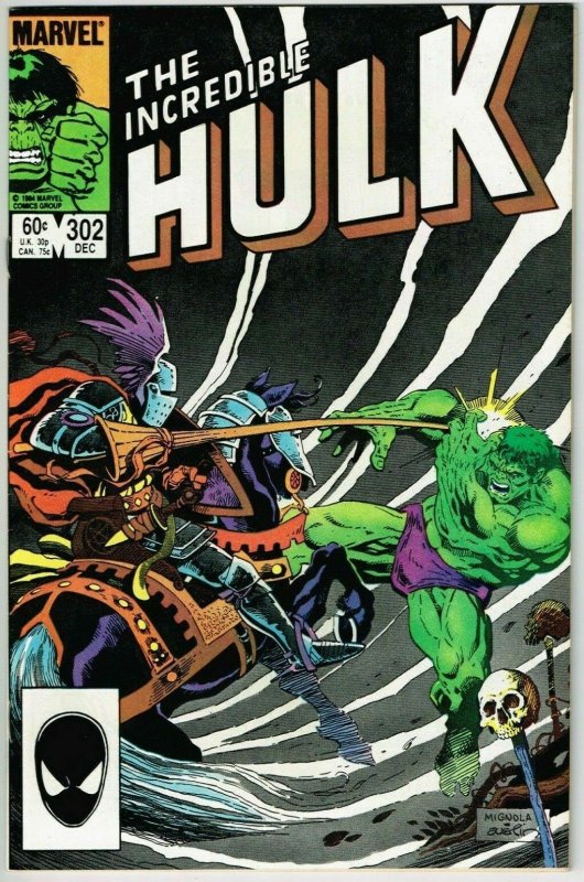 Incredible Hulk #302 (1962) - 9.0 VF/NM *Crossroads/Mignola*