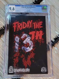 CGC 9.6 Friday the 13th Bloodbath #3 DieCut Variant Comic Book 2006 Brian Pulido