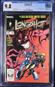 LONGSHOT #6--CGC 9.8--1985--Marvel--comic book--4393770017