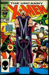 Uncanny X-Men #200 1985- Double size issue- Magneto NM