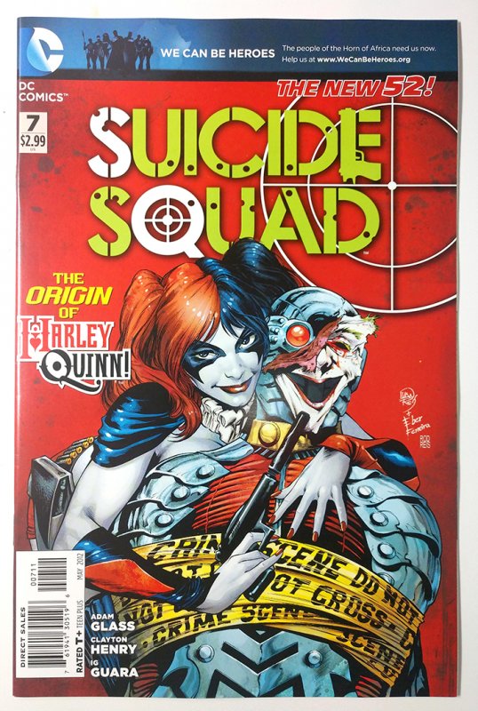 Suicide Squad #7 (9.4, 2012) Origin of Harley Quinn