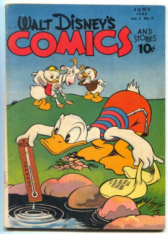Walt Disney's Comics and Stories #57 1945- Donald Duck VG+