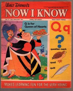 Walt Disney's Now I Know #17 1973-U.K.-Queen of Hearts-G