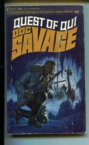 DOC SAVAGE-QUEST OF QUI#12-ROBESON-VG- JAMES BAMA COVER-1ST EDITION VG