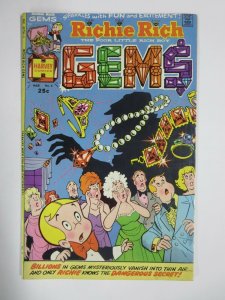RICHIE RICH GEMS #4 (Harvey,3/1975) VERY GOOD PLUS (VG+)  
