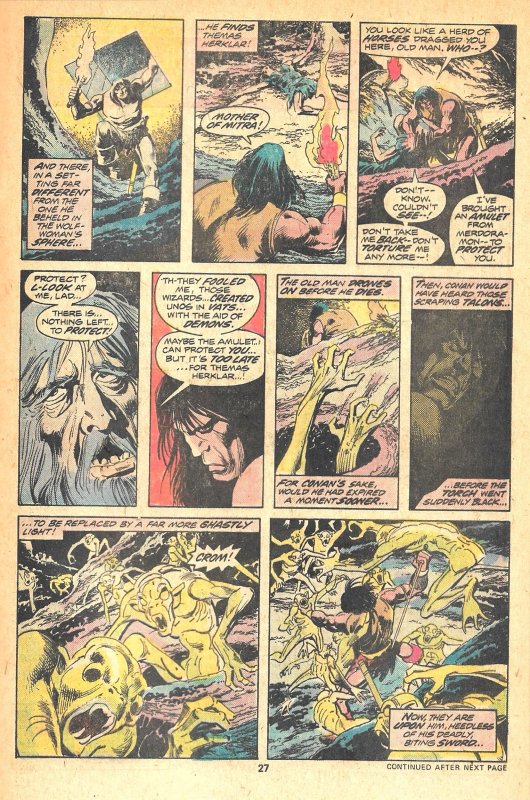 CONAN THE BARBARIAN #49 & 50 (1975) 8.0 VF Roy Thomas! John Buscema! Monsters!