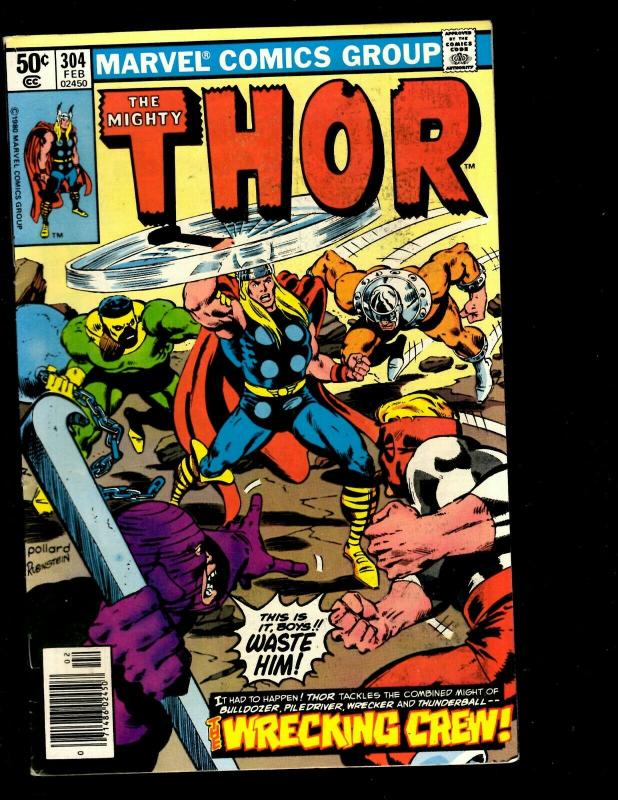 10 Thor Marvel Comics # 308 299 300 301 302 303 304 305 306 307 Spider-Man DS3