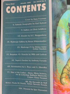 2005 Jan HEAVY METAL Magazine FVF 7.0 Requiem #3 Dracula