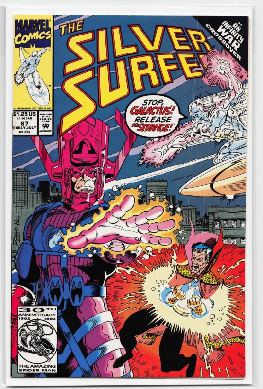 Silver Surfer #67 Direct Edition (1992) Silver Surfer
