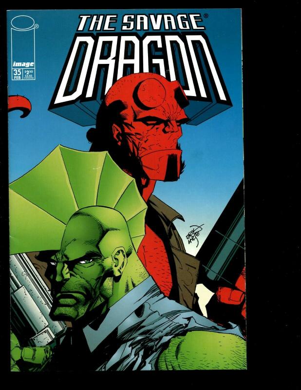 12 Savage Dragon Image Comics # 21 34 35 36 38 39 40 41 44 46 47 48 Hellboy EK10