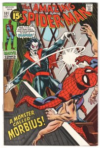 The Amazing Spider-Man #101 (1971) 1st appearance Morbius the Living Vampire!