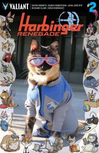 Harbinger Renegade #2D VF ; Valiant | Cat Cosplay Photo Variant