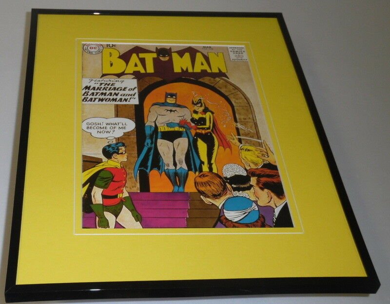 Batman #122 Framed 11x14 Repro Cover Display Batwoman Wedding