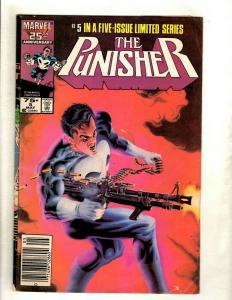 PUNISHER Complete Marvel Comics LTD Series # 1 2 3 4 5 (2) 1st Prints Mini HY1