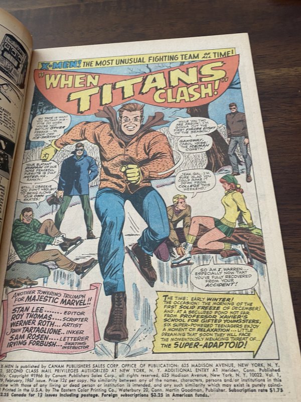 The X-Men #29 (1967)  mimic vs super adaptoid