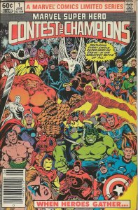 Marvel Contest of Champions #1 ORIGINAL Vintage 1982 Marvel Comics