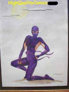 WHISPER Original art by Haines, Martial Artist, Ninja, 1989