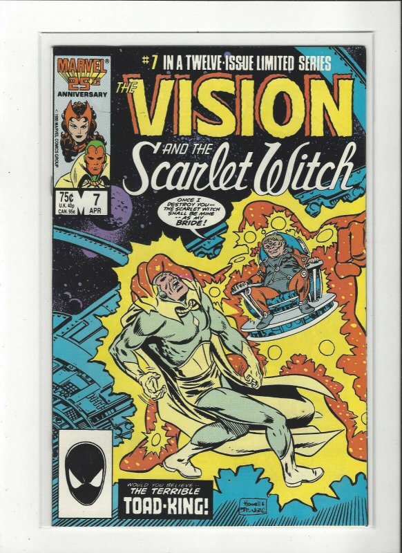 Vision and the Scarlet Witch (1985 series) #7 of 12 Magneto  VF/NM Marvel comics