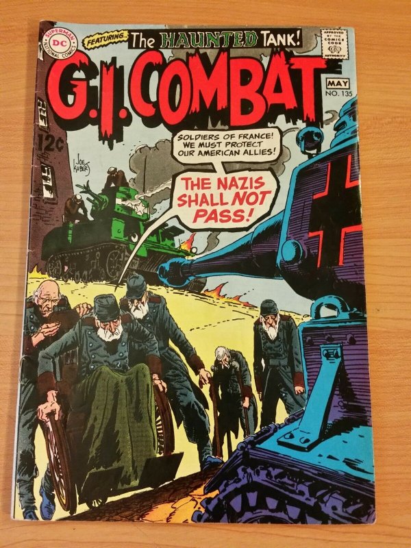 G.I. Combat #135 ~ FINE - VERY FINE VF ~ 1969 DC COMICS