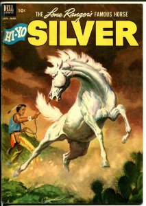 Lone Rangers Famous Horse Hi-Yo Silver-#5 1953-Dell-painted cover-FN/VF