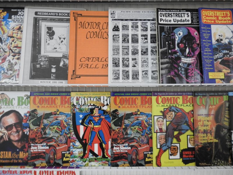 Huge Lot 70+ Fanzines, Magazines, Comics Source, Comic Book Marketplace+ Av Fine