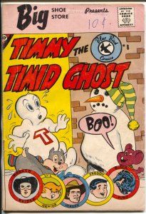 Blue Bird Comics #8 1960-Charlton-Timmy the Timid Ghost-shoe store promo-VG 