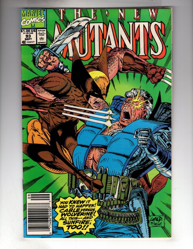 The New Mutants #94 (1990) WOLVERINE! Great High Grade copy!  / ECA7x