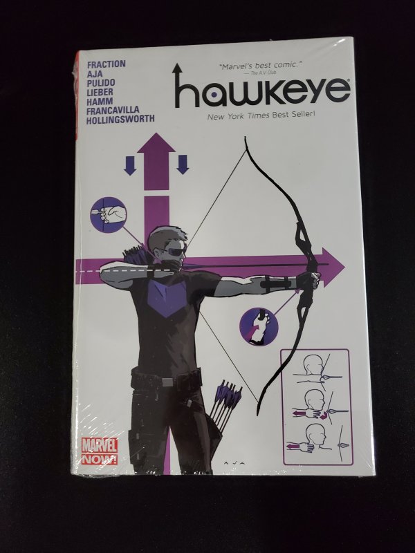 Marvel Avenger's Hawkeye Vol 1 Sealed Hard Cover $34.99 value