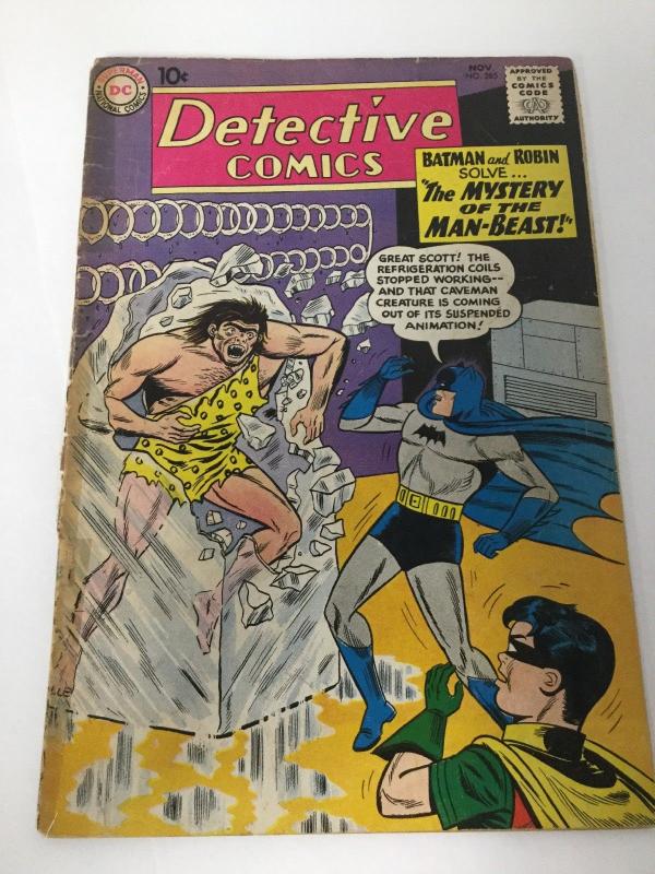 Detective Comics 285 3.0 Gd/Vg Cover Detached Tape On Spine DC Comics SA