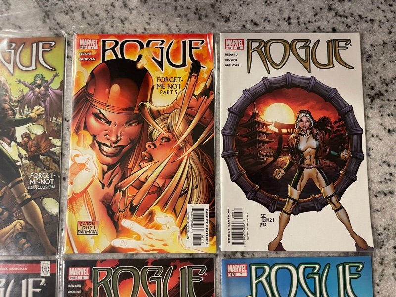 Lot Of 6 Rogue Marvel Comic Books # 7 8 9 10 11 12 Beast X-Men Wolverine J901 