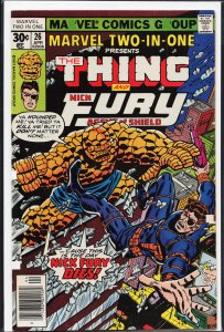 Marvel Two-in-One #26 (1977) Nick Fury