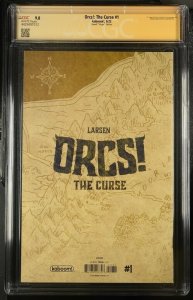 Orcs : The Curse (2022)  # 1 ( CGC 9.8 SS) Signed & Sketch  Eric Powell * Virgin
