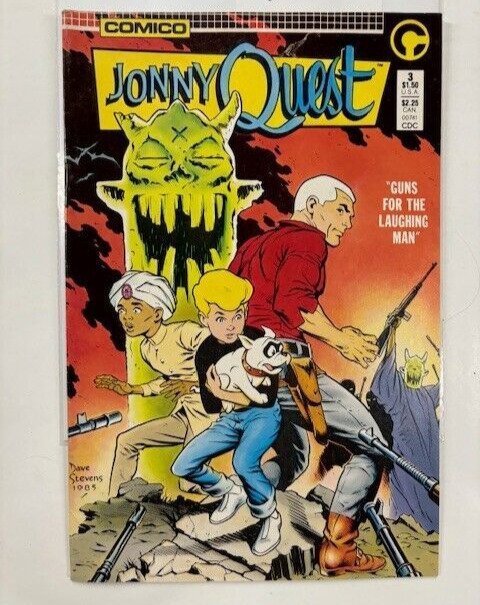 Jonny Quest #3 Comico August  1986 Dave Stevens cover glossy FINE