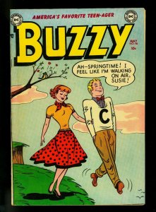 Buzzy #56 1954- DC Teenage humor- Nice VF copy