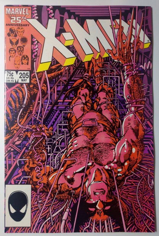 Uncanny X-Men #205 (9.0, 1986) Lady Deathstrike is transforms