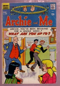 ARCHIE AND ME #28 HORROR-SCOPE ISSUE 1969 MR WEATHERBEE VG