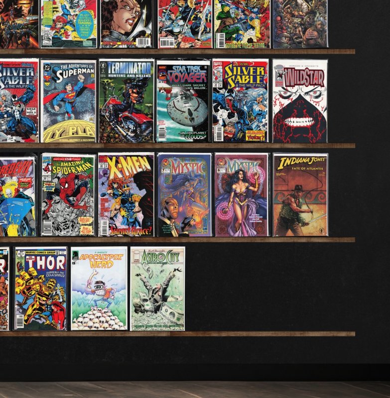 Huge Lot 140+ Comics with American Flagg!, X-Men, Thor & More!