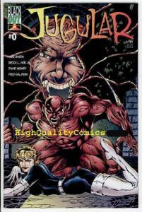 JUGULAR #0, NM+, Mike Baron,  Mowry, 1995, Vampire, Demon, more indies in store