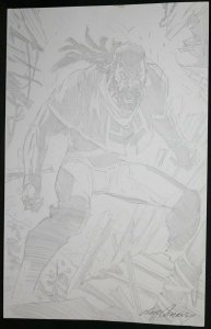 Bishop Pencil Art - Signed art by Ron Garney 